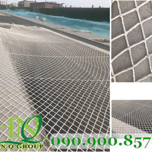 Lưới hứng rơi dây dù trắng 6mm