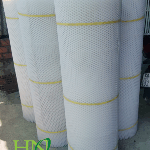 Lưới mắt cáo nhựa màu trắng