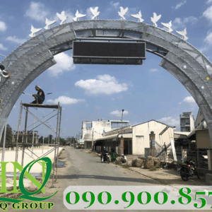 Lưới nhựa trang trí biển quảng cáo đèn led