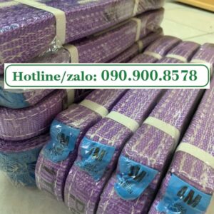 Cáp vải cẩu hàng Hàn Quốc 1 tấn (bản rộng 25mm)