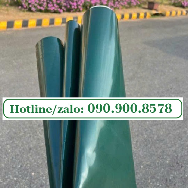 bạt cách nhiệt 2 mặt xanh và trắng